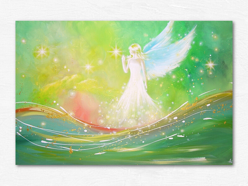 Schutz Engel Kunstfoto "Voller Vertrauen"Schutzengel, Engelbild, Meditation Deko