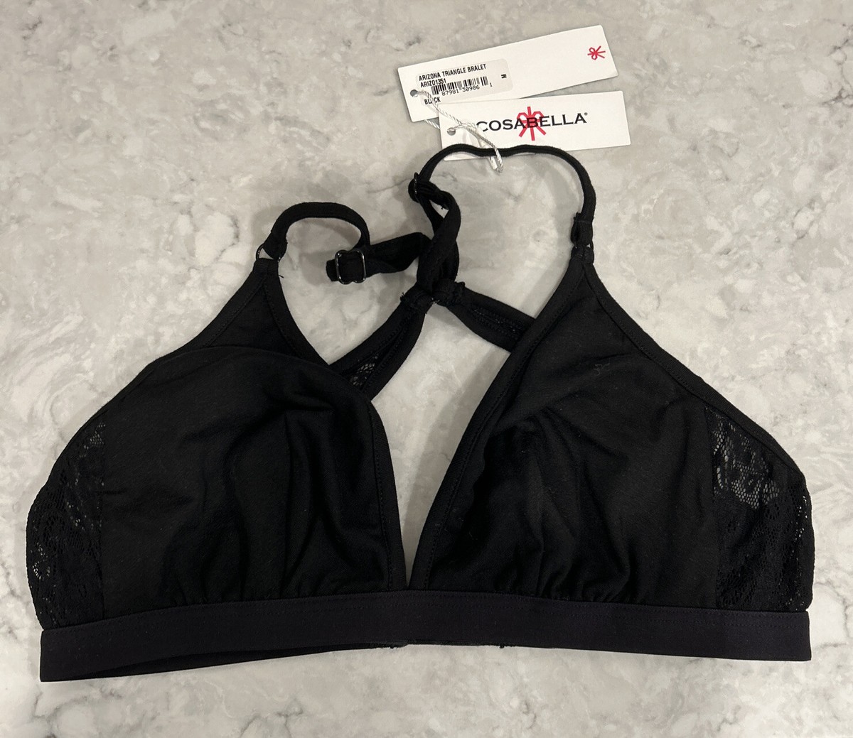 ｔ Cosabella Black Bra - Arizona Triangle Bralette - M | eBay