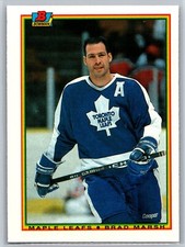 1990-91 Bowman Brad Marsh Toronto Maple Leafs #158