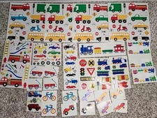 Mrs Grossman's VINTAGE Sticker Tow Trucks Car Construction Trains