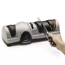 Three Stage Electric Knife Sharpener for Kitchen and Hunting Knives
