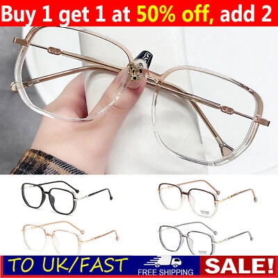 ACESOME Anti Blue Light Reading Glasses Womens Ladies Bling Oversized Glasses +1.0-4.0