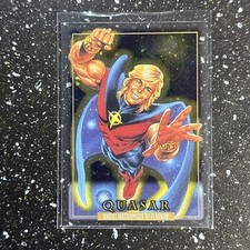 2024 Marvel Masterpieces '92 Platinum Clear Cut #72 Quasar