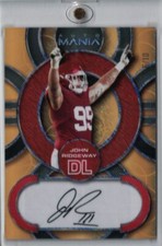 2022 Wild Card Auto Mania Pro Look John Ridgeway Autograph #6/10 Commanders