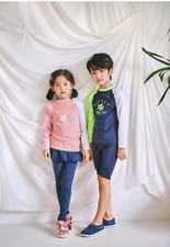 Boys Girls Rash Guard long sleeve shirt swimming pants sold separately Raglan
