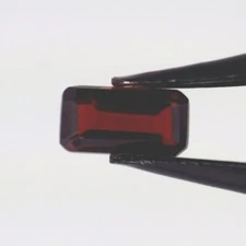 RED GARNET 6 x 3 MM EMERALD CUT ALL NATURAL F-543
