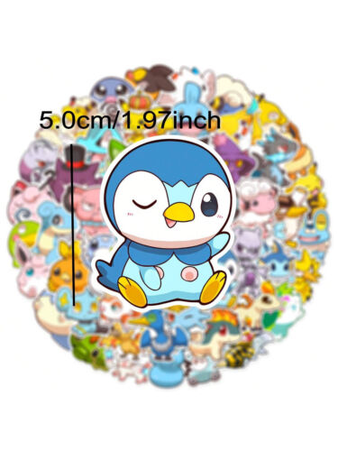 50 Stck. Junge Mädchen Kawaii Pokemon Anime Manga Aufkleber zufällig Sammelalbum wasserdicht - Bild 4 von 10