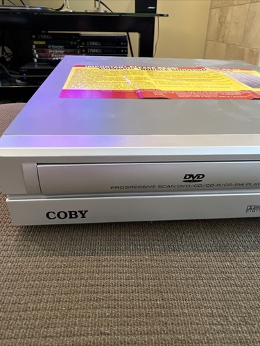 Coby DVD224 DVD Player Silver Player Good Condition & Remote Tested/Works - Picture 3 of 9