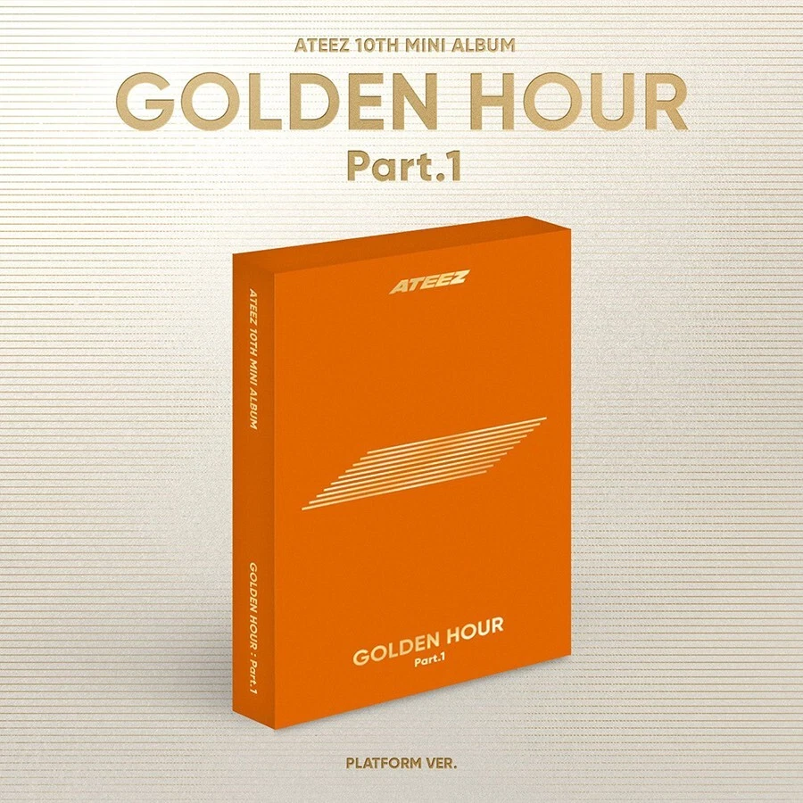 ATEEZ GOLDEN HOUR:PART.1 10th Mini Album PLATFROM Ver/QR Card+10