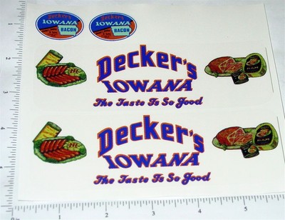 Metalcraft Deckers Iowana Truck Sticker Pair MC-026