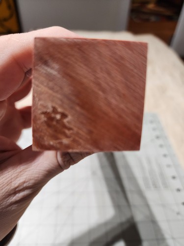 Long Pink Ivory Turning Square Cue Blank, 18 X 1.5 X 1.5" - Picture 8 of 12