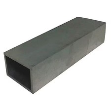 Aluminum Rectangular Tube, Aluminum, 6063 Alloy Type, 6 Ft L., T63r1x2x.125-72