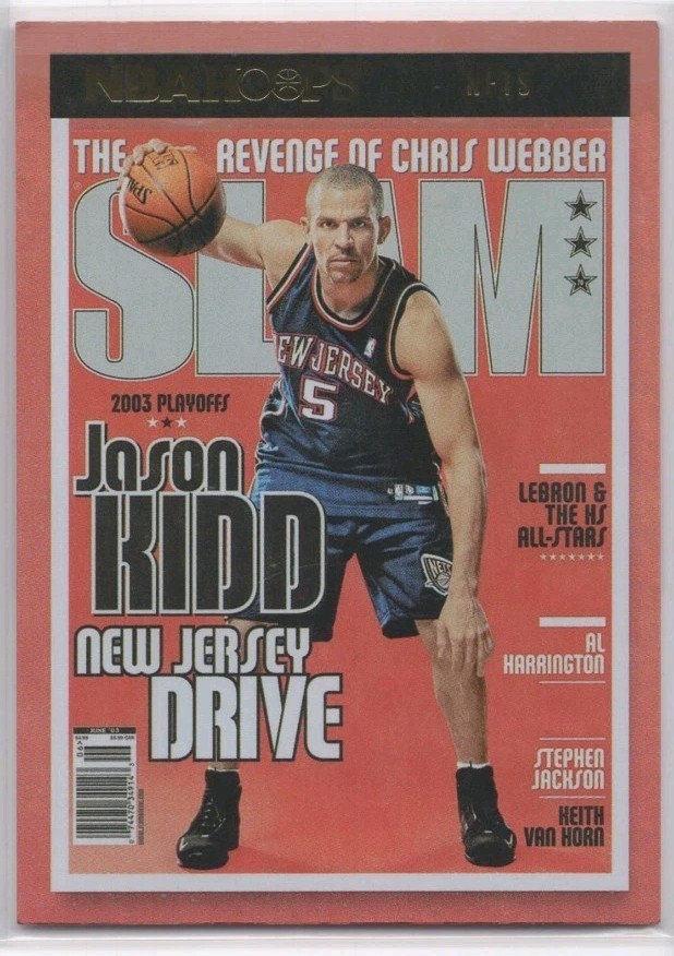 2021-22 Hoops Winter Jason Kidd #SLAM 70 SLAM New Jersey Nets