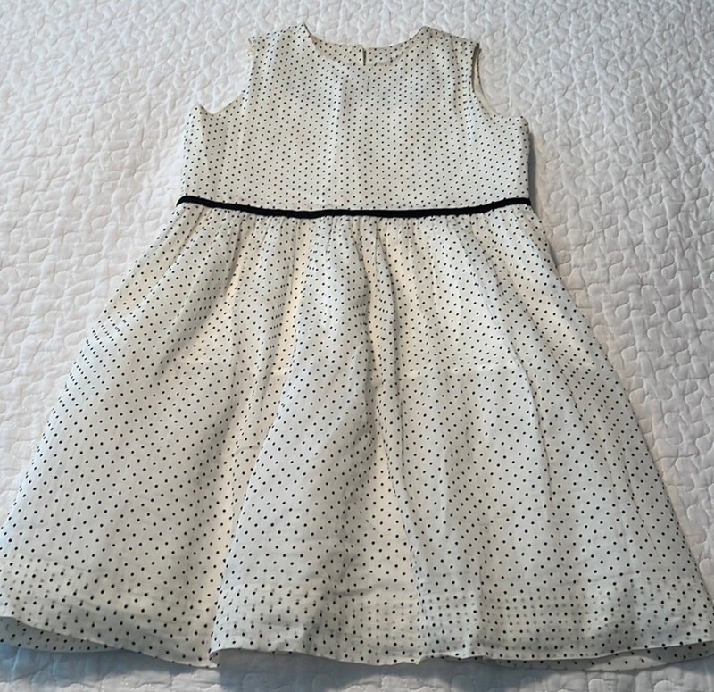 Brooks Brothers Polka For Dress Girls Size 10