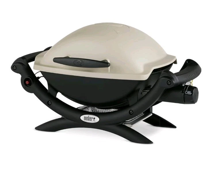 BBQ Weber Q1000 Liquid Propane Grill, Titanium With Cart stand. see pics. NEW
Opens in a new window 