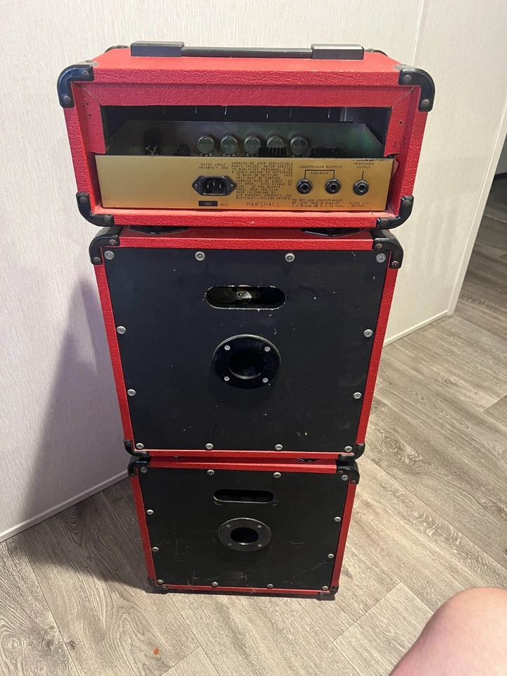 Marshall ¡MINI PILA!  PLOMO 12 EN ROJO 1987 Foto 2 de 2