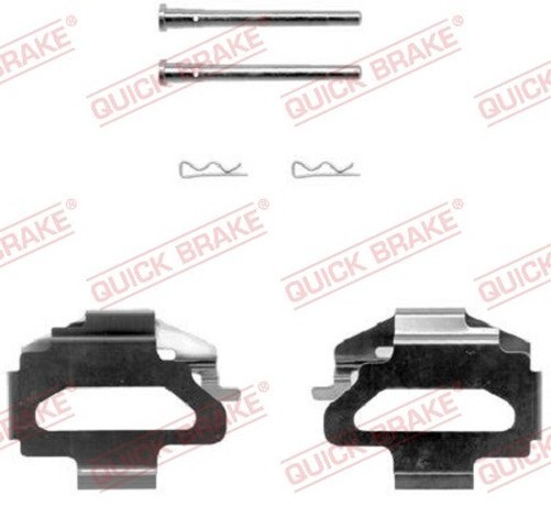 Quick Brake 109-1141 ZubehöRsatz, Scheibenbremsbelag FüR CitroËN, Fiat, Ford-image