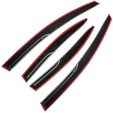 Window Vent Visor For Honda Civic 4-Door Sedan Rain Guard JDM Mugen Style US