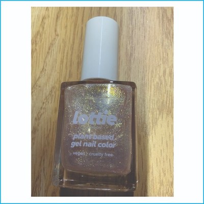Lottie London Plant Based Gel Nail Color Go Off Glitter 10ml Vegan Polish