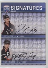 2008 Upper Deck Be a Player Duals Signatures Jeff Carter Mike Richards Auto 1i0