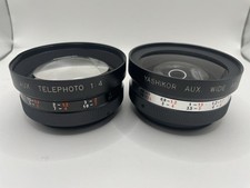 Yashica Yashikor Y808 AUX 1:4 Telephoto Wide Angle Lens w Case One Lens Cap