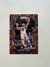 2020 Panini Prizm Tiger Stripe Stephen Curry SSP Golden State GSW Warriors