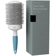 Round Brush for Blow Drying - Extra Large Ceramic Ion Thermal Barrel for Precise