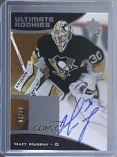 2015-16 Ultimate Collection Rookies /99 Tier 2 Autographed Matt Murray Auto 3xv