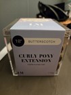 Locks & Mane 18" Curly Pony Extension BUTTERSCOTCH 100% Human Hair AUTHENTIC NEW — photo 1