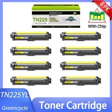 8PK TN225 TN221 YL Toner Cartridge for Brother MFC-9330CDW MFC-9340CDW 9130CW