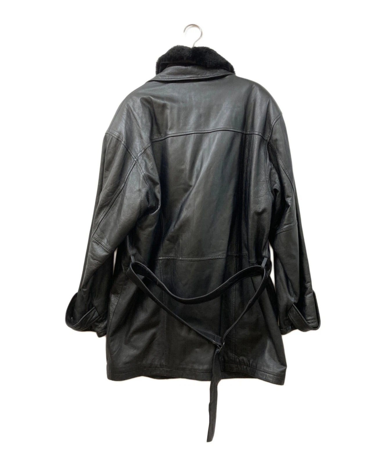 JAC LEATHER Ram Leather Jacket Men's Size LL Black image 2