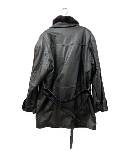 JAC LEATHER Ram Leather Jacket Men's Size LL Black image 2
