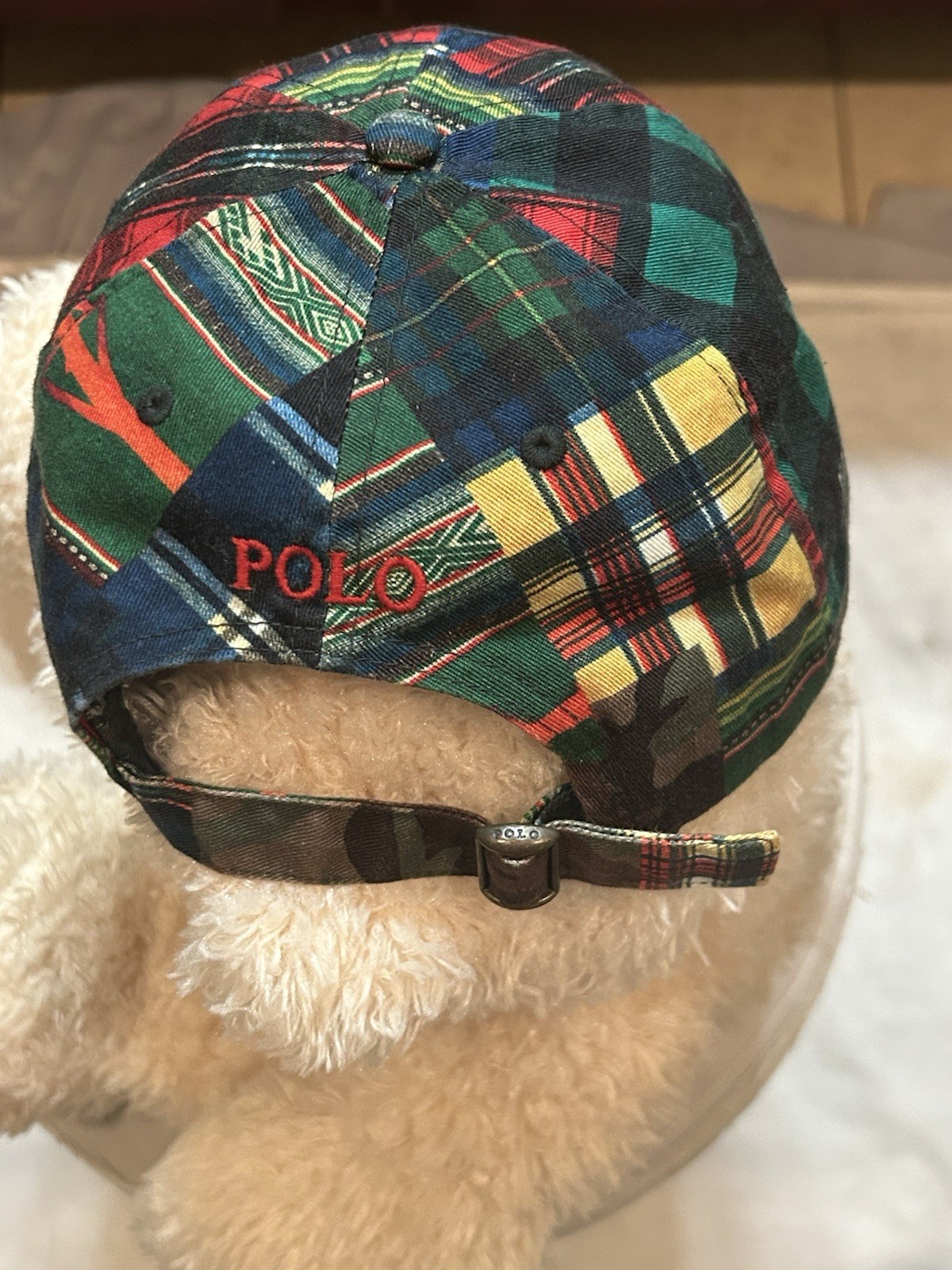 Polo Ralph Lauren Patchwork Multicolor Adjustable… - image 5