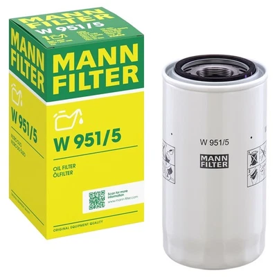 Original MANN-FILTER Filtre Hydraulique pour Transmission Automatique W 951/5 - Photo 1/4