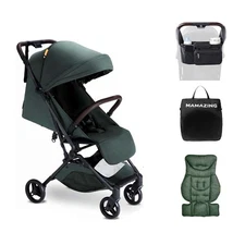 Lightweight Baby Travel Stroller with Carbon Fiber Frame, Compact & Airplane-...
