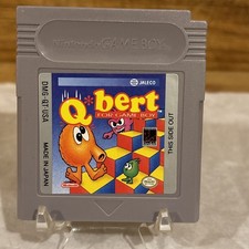 Q*bert Game Boy Cartridge 1992 Tested & Works 