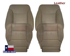 Leather Seat Covers For GMC Sierra 1500 Z71 2014 2015 2016 2017 2018 2019 in Tan