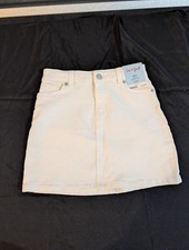 Cat Jack White Denim Mini Skirt - NWT
