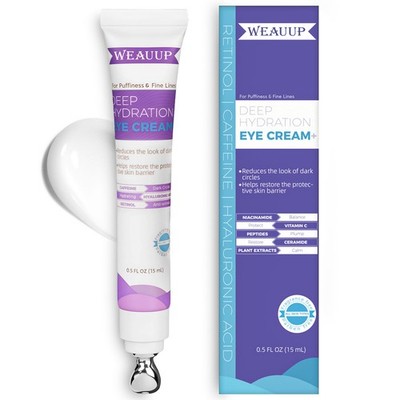 Instant Eye Tightening Cream, Peptide Firming for Dark Circles & Puffiness, 15ml