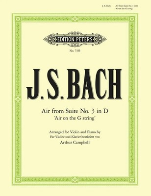 Air D-Dur | Johann Sebastian Bach (u. a.) | Broschüre | Edition Peters | Buch