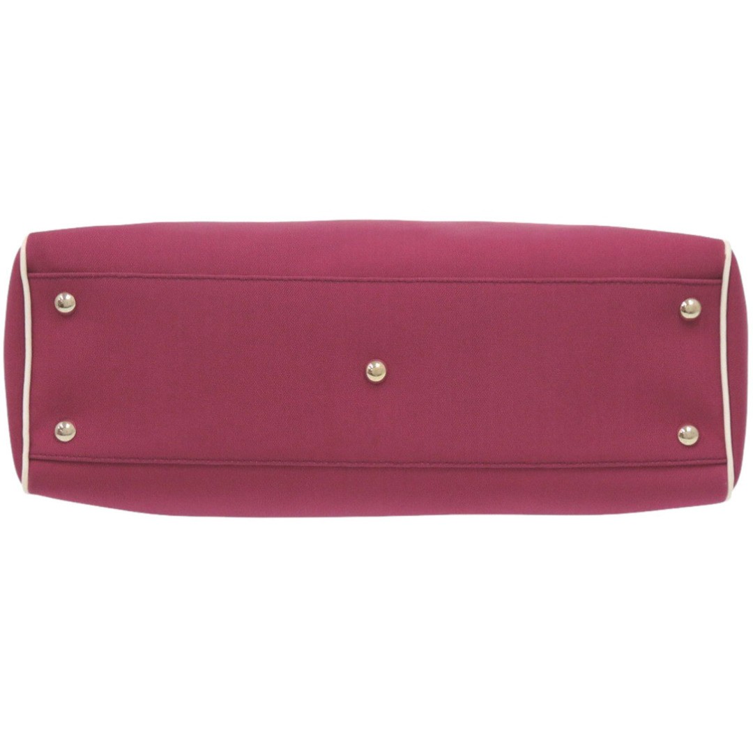 Gucci Canvas Tote Bag Wine Red White Used Women’s 35cm x 22.5cm thumbnail 3