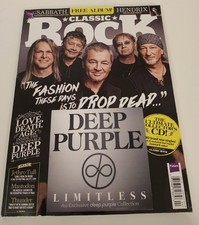 Classic Rock Magazine 2018 Deep Purple Rainbow White Snake PLUS Covermount CD