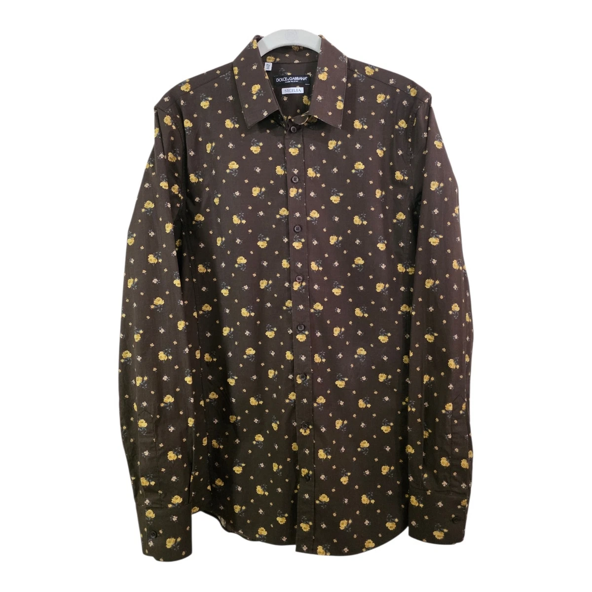 Dolce&Gabbana Brown Shirts for Men for sale | eBay