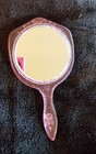 Vintage 1950s Pink Compact, Judy-Lee Jewels Mirror & Plus Leather Coin Purse — photo 5