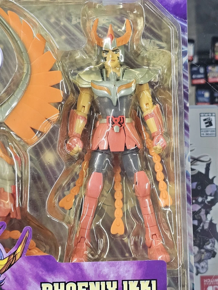 2003 Phoenix Ikki Knights of the Zodiac 2003 Figura Bandai Vintage Selado Raro - Imagem 3 de 4