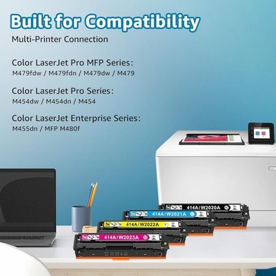 Palmtree Compatible Toner Cartridge Replacement for HP 414A High Page Yield