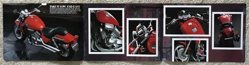 HONDA VF750C Motorcycle Sales Specification Brochure OCT 1993 2C222 JE-E 10.93 - Image 3 of 3