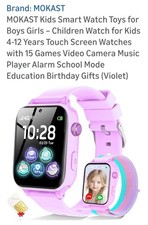 MOKAST Kids Smart Watch Toys for Boys Girls   Children Watch for Kids 4-12 Years