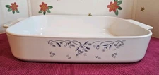 Vgt Corning Ware Provincial Blue Roasting Dish 12 1/4"× 10 1/2"× 2 1/2" A-21