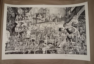 Frankenstein I Shall Be With You Bernie Wrightson '13 Nakatomi Print MINT Signed